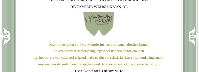 Nieuws Wenumhoeve